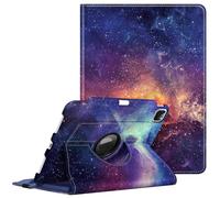 Fintie Funda Giratoria Compatible con iPad Pro 11" (2022/2021/2020/2018-4.ª, 3.ª, 2.ª y 1.ª Gen) Carcasa con Portalápiz Rotación de 360 Grados Auto-Reposo/Activación, Galaxia