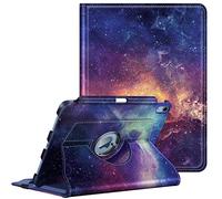 Fintie Funda Giratoria de 360° para iPad 11ª Gen 2025 (A16) de 11 Pulgadas, iPad 10ª Gen de 10.9 Pulgadas (2022) con Soporte Integrado para Pencil - Auto-Reposo/Activación,Galaxia
