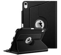 Fintie Funda Giratoria de 360° para iPad 11ª Gen 2025 (A16) de 11 Pulgadas, iPad 10ª Gen de 10.9 Pulgadas (2022) con Soporte Integrado para Pencil - Auto-Reposo/Activación,Negro