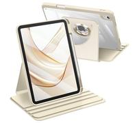 Fintie Funda Giratoria para iPad A16 de 11 Generación 2025 y 10 Generación 2022 de 11 Pulgadas, Funda 360° con Parte Trasera de acrílico Transparente, Marco Resistente - Luz de Las Estrellas