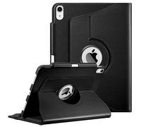 Fintie Funda Giratoria para iPad Air 11 Pulgadas M2 (2024), iPad Air 5ª Gen (2022) / 4ª Gen (2020) 10,9 Pulgadas con Soporte para lápiz-Funda Protectora giratoria 360 Grados,Negro