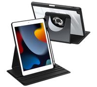 Fintie Funda giratoria de 360 grados para iPad de 9ª generación (2021) / 8ª generación (2020) / 7ª generación (2019) de 10.2 pulgadas - Soporte protector giratorio transparente con soporte para