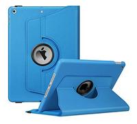 Fintie - Funda giratoria para iPad de 9ª generación (2021)/8.ª generación (2020)/7.ª generación (2019) (10.2", Soporte Giratorio de 360 Grados, función de suspensión automática, Color Azul