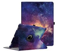 FINTIE Funda Giratoria para iPad Pro 12.9 - Rotación de 360 Grados Carcasa con Función de Soporte y Auto-Reposo/Activación para iPad Pro 12,9 Pulgadas (Versión 2017/2015), Galaxia