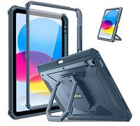 Fintie Funda Giratorio 360° para iPad 11ª Gen 2025 (A16) de 11 Pulgadas y iPad 10ª Gen de 10.9" (2022) - Resistente a Prueba de Golpes con Protector de Pantalla y Soporte para lápices, Azul Marino