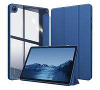 Fintie Funda híbrida para Samsung Galaxy Tab A9 Plus de 11 pulgadas 2023 - Funda a prueba de golpes con carcasa rígida transparente en la parte posterior para tablet A9+ SM-X210/X216/X218, azul marino