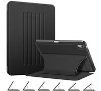 Fintie Funda Magnética para iPad 11ª Gen 2025 (A16) 11 Pulgadas, iPad 10ª Gen 10.9 Pulgadas (2022) - [6 Ángulos] Carcasa de TPU Suave Antichoque con Auto-Reposo/Activación, Negro