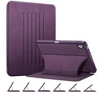 Fintie Funda Magnética para iPad 11ª Gen 2025 (A16) 11 Pulgadas, iPad 10ª Gen 10.9 Pulgadas (2022) - [6 Ángulos] Carcasa de TPU Suave Antichoque con Auto-Reposo/Activación, Morado