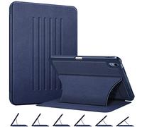 Fintie Funda Magnética para iPad 11ª Gen 2025 (A16) 11 Pulgadas, iPad 10ª Gen 10.9 Pulgadas (2022) - [6 Ángulos] Carcasa de TPU Suave Antichoque con Auto-Reposo/Activación, Azul Marino