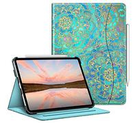 Fintie Funda Multiángulo Compatible con iPad Pro 11" (2022/2021/2020/2018-4.ª, 3.ª, 2.ª y 1.ª Gen) Carcasa Delgada con Bolsillo y Auto-Reposo/Activación, Jade