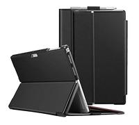 FINTIE Funda Multiángulo Compatible con Microsoft Surface Pro 7+ (2021)/Pro 7/6/5 de 12,3" - Carcasa Dura Compatible con Teclado Type Cover (Teclado No Incluido), Negro