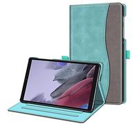 Fintie Funda Multiángulo Compatible con Samsung Galaxy Tab A7 Lite de 8,7 Pulgadas (2021) - Carcasa Delgada con Bolsillo y Función de Soporte para Modelo SM-T225/T220, Verde Menta