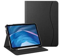 Fintie Funda para iPad 11ª Gen 2025 (A16) de 11 Pulgadas, iPad 10ª Gen de 10.9 Pulgadas (2022), Visión multiángulo con portalápices y Bolsillo, Reposo/Encendido automático, *Negro