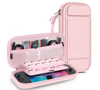 FINTIE Funda Nintendo Switch 2(Modelo 2025) - Funda de Transporte con 20 Soportes para Tarjetas de Juego y Correa para la Consola Nintendo Switch y Sus Accesorios, Rosa Oro [Nintendo_Switch]