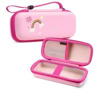 FINTIE Funda para 3Doodler Start+ Essentials (2024/2023) Bolígrafo de impresión 3D para niños, organizador con correa de carga de filamento de impresión y cargador USB (solo estuche), (Rosa)