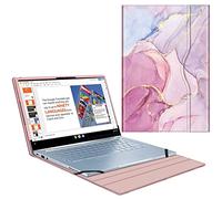 Fintie Funda para ASUS Chromebook Flip C433TA / ASUS Chromebook C425 / Lenovo Yoga Slim 7 14IIL05 / DELL Latitude 7410 7420 de 14 Pulgadas - Funda de Piel sintética, diseño de mármol