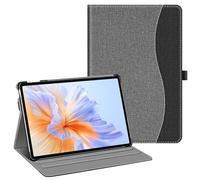 Fintie Funda para Honor Pad V9 11,5 pulgadas 2025, funda protectora multiángulo de visión con ranuras para documentos, función de apagado automático/despertador, color gris vaquero
