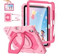 Fintie Funda para iPad (A16) 11ª generación 11" 2025/iPad 10ª Gen 10.9", resistente a los golpes, con función atril giratoria 360°, protector de pantalla de cristal templado y correa para el hombro