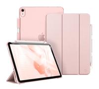 Fintie Funda para iPad Air 11" M4/M3/M2 (2026/2025/2024), iPad Air 5ª Gen/4ª Gen (2022/2020) de 10.9"-Funda Rígida SlimShell con Soporte para lápiz con Auto-Reposo/Activación,Oro Rosa