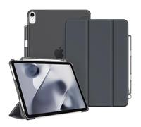 Fintie Funda para iPad Air 11 Pulgadas 2025(M3)/2024(M2), Funda iPad Air 5ª Gen(2022)/4ª Gen(2020) 10.9"-Funda Rígida SlimShell con Soporte para lápiz con Auto-Reposo/Activación,Gris Oscuro