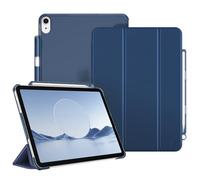 Fintie Funda para iPad Air 11 Pulgadas 2025(M3)/2024(M2), Funda iPad Air 5ª Gen(2022)/4ª Gen(2020) 10.9"-Funda Rígida SlimShell con Soporte para lápiz con Auto-Reposo/Activación,Azul Oscuro