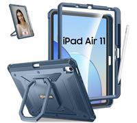 Fintie Funda para iPad Air de 11 Pulgadas M2 (2024), iPad Air de 5ª/4ª generación (2022/2020) de 10.9 Pulgadas - Anillo mágico Tuatara, Soporte Giratorio de 360 Grados, Funda a Prueba de Golpes con
