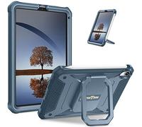 Fintie Funda para iPad Mini 7 (A17 Pro, 7ª generación) 2024 / iPad Mini 6 (6ª generación) de 8.3 Pulgadas, [Anillo mágico Tuatara] Funda Resistente giratoria de 360 Grados a Prueba de Golpes con