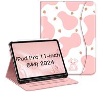 Fintie Funda para iPad Pro de 11 pulgadas M4 (2024) (Número de modelo: A2836/A2837/A3006) con soporte para bolígrafo, multiángulo de visualización Folio Stand Funda protectora con ranuras para