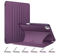 Fintie Funda para iPad Pro de 11 pulgadas M5/M4 (2025/2024) con soporte para lápiz - Carcasa robusta, cubierta trasera de TPU suave, visión multiángulo con función atril magnética para iPad Pro de 11