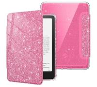 Fintie Funda para Kindle Paperwhite de 17.8 cm (12ª generación, 2024) y Kindle Colorsoft Signature Edition, cubierta trasera de TPU transparente ultra transparente, encendido y apagado automático,