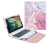 Fintie Funda para Lenovo Chromebook Flex 3 / Lenovo Chromebook C330 de 11.6 Pulgadas, Piel sintética, Cartera de Piel sintética, mármol Brillante