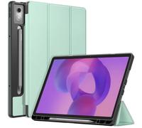 Fintie Funda para Lenovo Idea Tab Pro 12.7" 2025 (TB-373FU/TB-375FC) - Funda ultrafina de TPU suave con soporte bolígrafo y encendido automático, verde