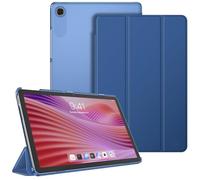 Fintie Funda para Lenovo Tab 10,1 pulgadas 2025 (TB-311FU / TB-311XU), ultrafina, con parte trasera translúcida con función de encendido y apagado automático, azul marino