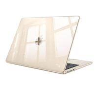 Fintie Funda para MacBook Air 13,6" (M5) 2026 / (M4) 2025 / (M3) 2024 / (M2) 2022 - Súper Delgada Carcasa Protectora de Plástico Duro con Touch ID - Estrellas