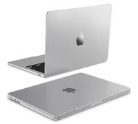 Fintie Funda para MacBook Air 13,6 Pulgadaas (M4) 2025 / (M3) 2024 / (M2) 2022, [100% Equivalente al Color Oficial] Premium Ultrafina Mate Carcasa Protectora - Transparente