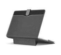 Fintie Funda para MacBook Air 13,6 Pulgadaas (M4) 2025 / (M3) 2024 / (M2) 2022, MacBook Pro 13 A2338 A2251 A2289 A2159 A1989 A1706 A1708 - Libro Cubierta con función de Soporte - Gris/Negro
