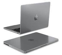 Fintie Funda para MacBook Air 13,6 Pulgadaas (M4) 2025 / (M3) 2024 / (M2) 2022 - Súper Delgada Carcasa Protectora de Plástico Duro con Touch ID - Gris Espacio