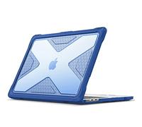 Fintie Funda para MacBook Air de 13.6 Pulgadas A3240 A3113 A2681 (versión 2022 2023 2024 2025) - Carcasa rígida Resistente con Parachoques de TPU para MacBook Air de 13 Pulgadas M2 M3 M4 Chip, Azul