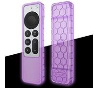 Fintie Funda para Mando Apple TV 4K Siri Remote 3ª generación (2022) y 2ª generación (2021), Protector de Silicona Ligera Antideslizante