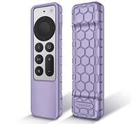 Fintie Funda para Mando Apple TV 4K Siri Remote 3ª generación (2022) y 2ª generación (2021), Protector de Silicona Ligera Antideslizante