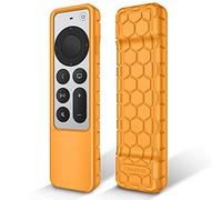 Fintie Funda para Mando Apple TV 4K Siri Remote 3ª generación (2022) y 2ª generación (2021), Protector de Silicona Ligera Antideslizante