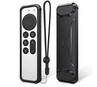 Fintie Funda para Mando Apple TV 4K Siri Remote 3ª generación (2022) y 2ª generación (2021), Protector de TPU Antideslizante a Prueba de Golpes