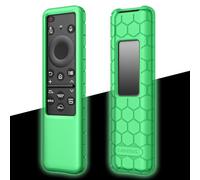 Fintie, Funda para mando de Samsung Smart TV con panel solar del 2024 y 2023 TM2360F, TM2361F, TM2360E, TM2361E, BN59-01436A, BN59-01432A y BN59-01432J, cubierta de silicona ligera antideslizante a