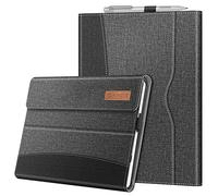 Fintie Funda para Microsoft Surface Go 4(2023)/Go 3(2021)/Go 2(2020) 10.5" | Carcasa Portafolio Multiángulo con Bolsillo Compatible con Teclado Type Cover (Teclado No Incluido), Gris