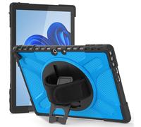 Fintie Funda para Microsoft Surface Pro 11/10/9 (2024-2022) de 13 pulgadas, soporte giratorio de 360° y correa de mano, funda resistente a los golpes, color azul