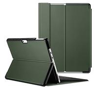 Fintie Funda para Microsoft Surface Pro 12/11/10/9 de 13" 2026/2024/2022 | Carcasa Multiángulo Dura Compatible con Teclado Type Cover (Teclado No Incluido), Verde Alpino