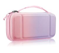 FINTIE - Funda para Nintendo Switch/Switch (Modelo OLED, Bolsa de Almacenamiento con Cremallera, antigolpes, Funda de Transporte en EVA, Bolsa de Viaje Consola con 10 Ranuras para Tarjetas de Juego,