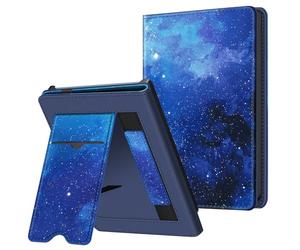 Fintie Funda para Pocketbook Fresh Pro/Pro Color (2023/2024) e-Reader - Kickstand Funda protectora con compartimento para tarjetas, Bucle de muñeca y función automática de sueño/vigilia, cielo
