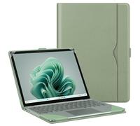 Fintie Funda para portátil Microsoft Surface Go 3/2/1 de 12,4 pulgadas (modelo: 2013/1943), piel sintética de alta calidad, funda protectora tipo libro con bolsillo grande, color salvia