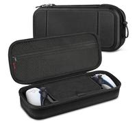 FINTIE Funda para PS5 / PlayStation Portal - [A Prueba de Golpes] Funda de Viaje Transporte Portátil de Carcasa Rígida Protectora a Prueba de Arañazos para PS Portal Remote Player y Accesorios, Negro